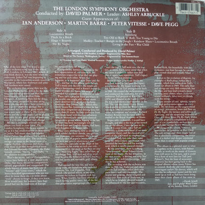 London Symphony Orchestra Featuring Ian Anderson : A Classic Case (The London Symphony Orchestra Plays The Music Of Jethro Tull Featuring Ian Anderson) (LP, Album, Ind)