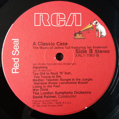 London Symphony Orchestra Featuring Ian Anderson : A Classic Case (The London Symphony Orchestra Plays The Music Of Jethro Tull Featuring Ian Anderson) (LP, Album, Ind)