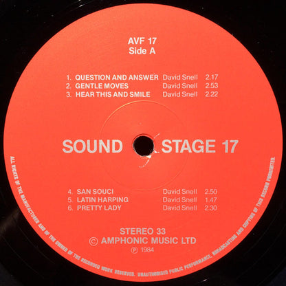 David Snell (2) : Sound Stage 17: Harp Plus (LP)