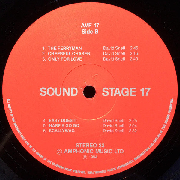 David Snell (2) : Sound Stage 17: Harp Plus (LP)