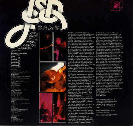 J.S.D. Band : JSD Band (LP, Album)
