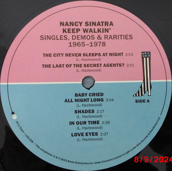 Nancy Sinatra : Keep Walkin': Singles, Demos & Rarities 1965-1978 (2xLP, Album, Comp, Ltd)