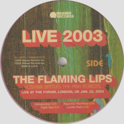 The Flaming Lips : Live 2003 (Yoshimi Battles The Pink Robots Live At The Forum, London, UK Jan. 22, 2003) (2xLP, Ltd, Pin)