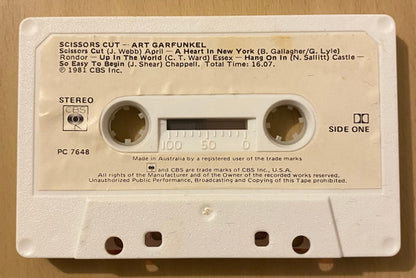 Art Garfunkel : Scissors Cut (Cass, Album)