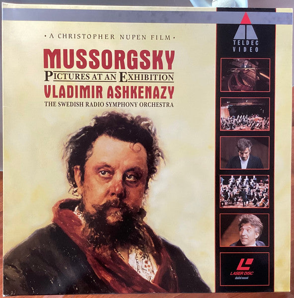 Modest Mussorgsky, Vladimir Ashkenazy, Christopher Nupen, Swedish Radio Symphony Orchestra* : Pictures At An Exhibition (Laserdisc, 12", PAL, dou)