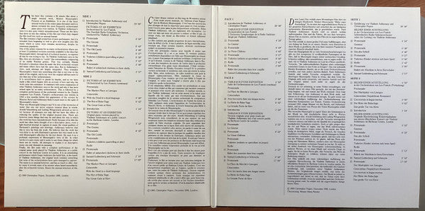 Modest Mussorgsky, Vladimir Ashkenazy, Christopher Nupen, Swedish Radio Symphony Orchestra* : Pictures At An Exhibition (Laserdisc, 12", PAL, dou)