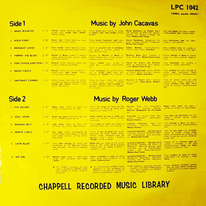 John Cacavas And His Orchestra / Paul Dupont & His Orchestra : Music By John Cacavas / Music By Roger Webb (LP)