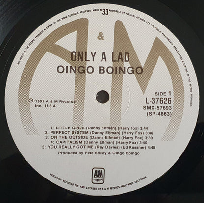 Oingo Boingo : Only A Lad (LP, Album)