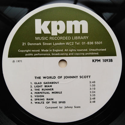 John Scott : The World Of Johnny Scott (LP)