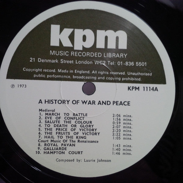 Laurie Johnson : A History Of War And Peace (LP)