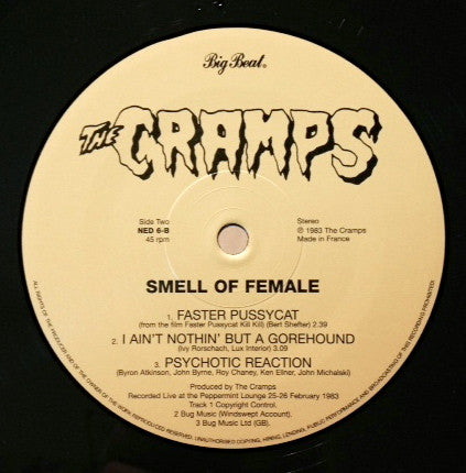 The Cramps : Smell Of Female (12", MiniAlbum, EP, RE)