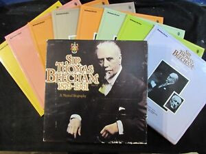 Sir Thomas Beecham : A Musical Biography (8xLP, Comp, Mono + LP, Comp + Box)