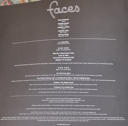 Faces (3) : Had Me A Real Good Time At The BBC (In Session & In Concert 1971-1973) (LP, Album, RSD, Mono, Ltd, Ora)