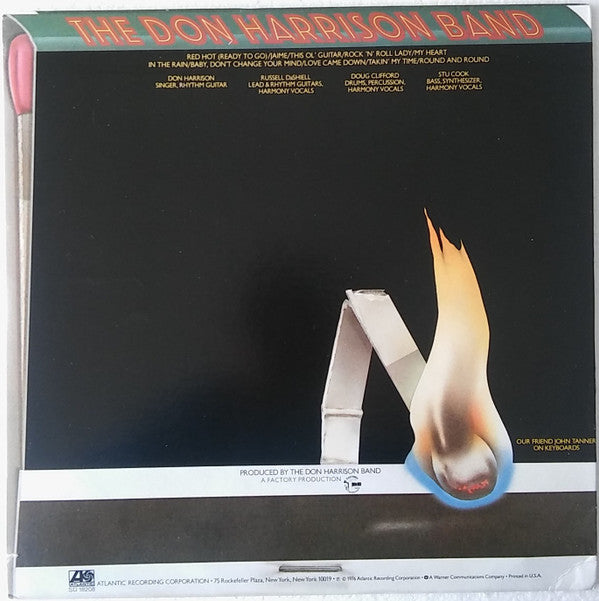 The Don Harrison Band : Red Hot (LP, Album)