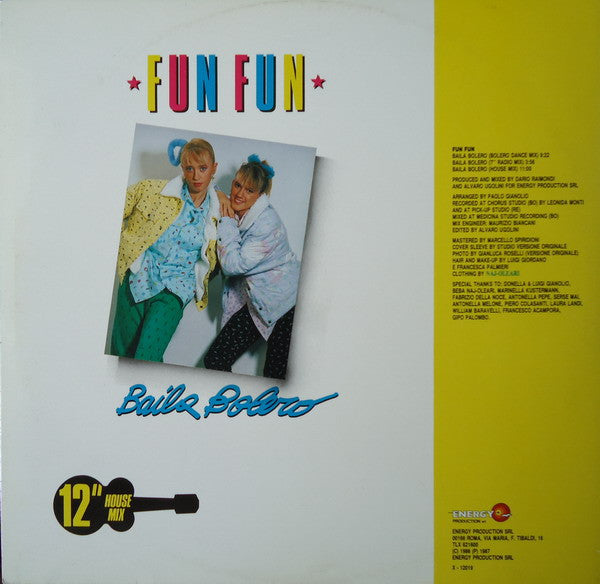 Fun Fun : Baila Bolero (12")