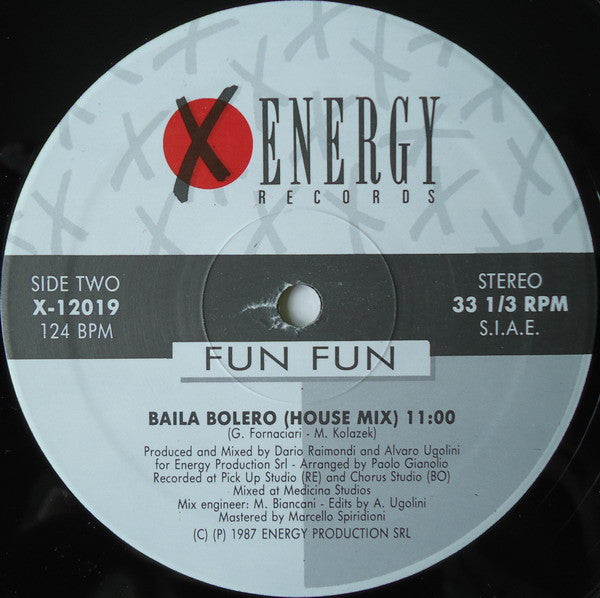 Fun Fun : Baila Bolero (12")