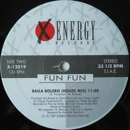 Fun Fun : Baila Bolero (12")