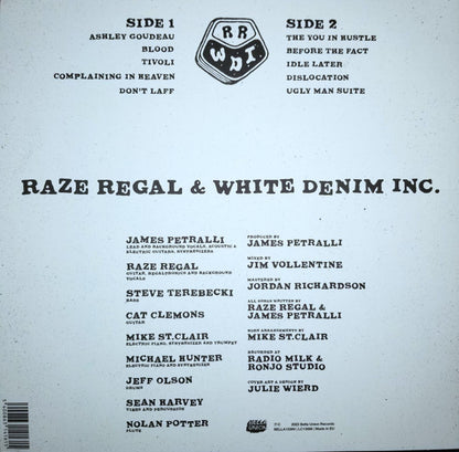Raze Regal & White Denim Inc. : Raze Regal & White Denim Inc. (LP)