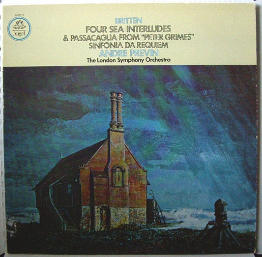 Britten* - André Previn, The London Symphony Orchestra* : Four Sea Interludes From "Peter Grimes" / Sinfonia Da Requiem (LP, Quad)