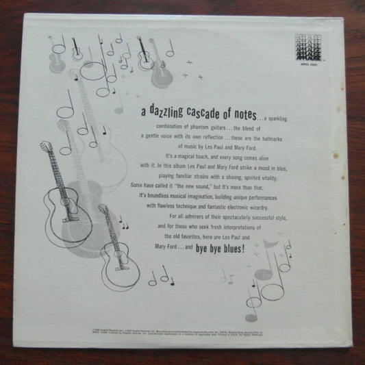 Les Paul & Mary Ford : Bye Bye Blues! (LP, Album, Mono, RE)