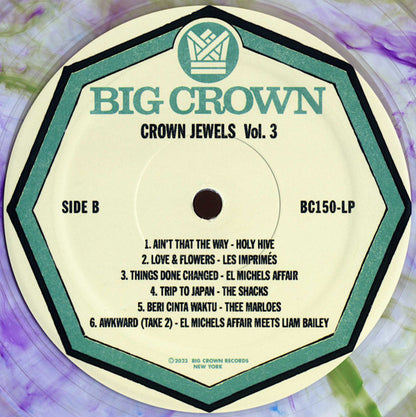 Various : Crown Jewels Vol. 3 (LP, Comp, Ltd, Cle)
