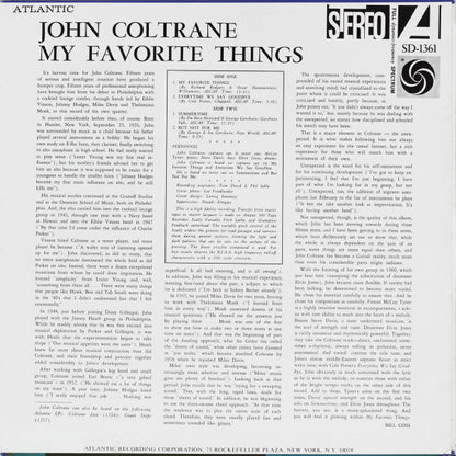 John Coltrane = ジョン・コルトレーン* : My Favorite Things = マイ・フェイヴァリット・シングス (LP, Album, RE)