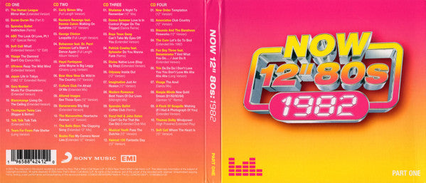 Various : Now 12" 80s: 1982 (Part One) (4xCD, Comp)