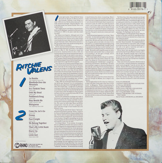 Ritchie Valens : The Best Of Ritchie Valens (LP, Comp, RE)