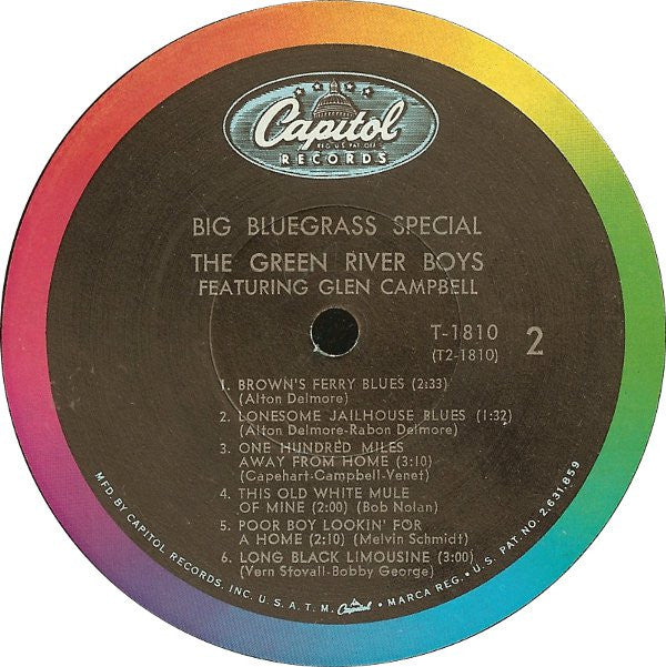 The Green River Boys & Glen Campbell : Big Bluegrass Special (LP, Album, Mono, Scr)