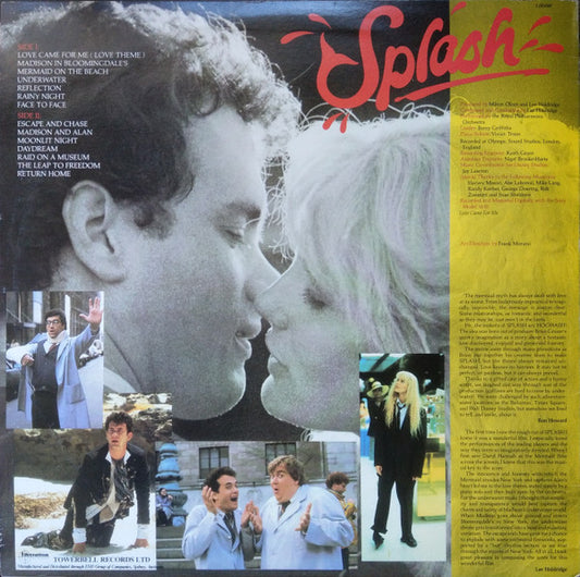 Lee Holdridge, Royal Philharmonic Orchestra : Splash (Original Soundtrack From The Motion Picture) (LP, Album)