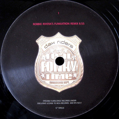 Dax Riders : Real Fonky Time (12", Single)