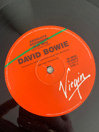 David Bowie : Absolute Beginners (12", Maxi)