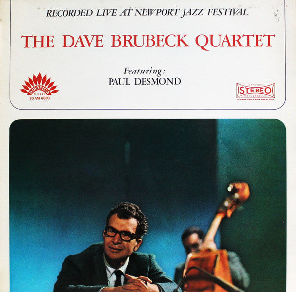 The Dave Brubeck Quartet Featuring: Paul Desmond : Recorded Live At Newport Jazz Festival (LP, Album)