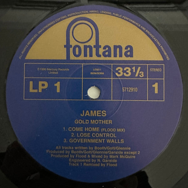 James : Gold Mother (2xLP, Album, RE, 180)