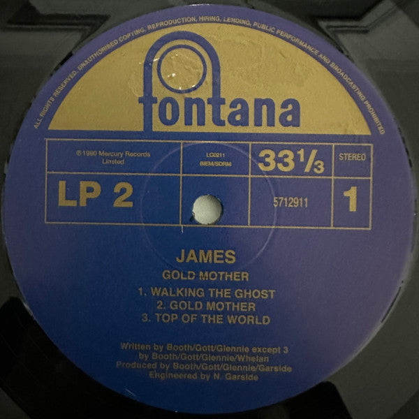 James : Gold Mother (2xLP, Album, RE, 180)