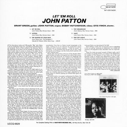 Big John Patton* : Let 'Em Roll (CD, Album, Ltd, RE, RM, UHQ)
