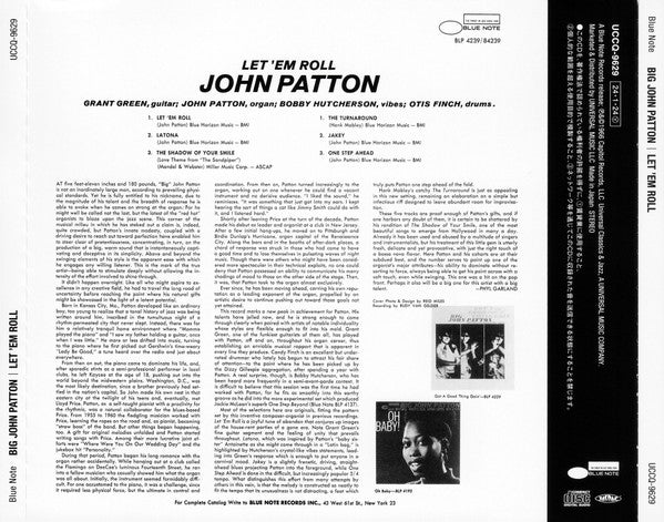 Big John Patton* : Let 'Em Roll (CD, Album, Ltd, RE, RM, UHQ)