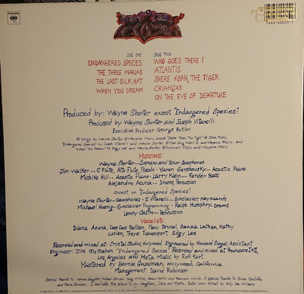 Wayne Shorter : Atlantis (LP, Album, Pit)