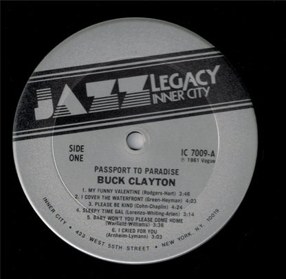Buck Clayton : Passport To Paradise (LP, Album, RE)