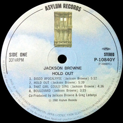 Jackson Browne : Hold Out (LP, Album)