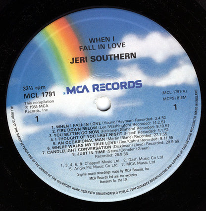 Jeri Southern : When I Fall In Love (LP, Comp)