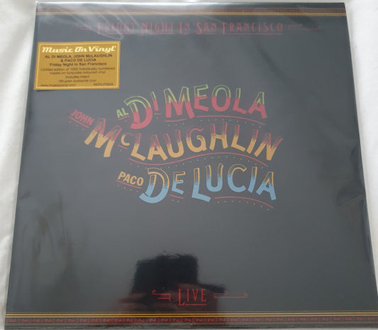 Al Di Meola, John McLaughlin, Paco De Lucía : Friday Night In San Francisco (LP, Album, Ltd, Num, RE, Tur)