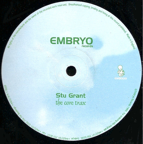 Stu Grant : The Core Trax (12")