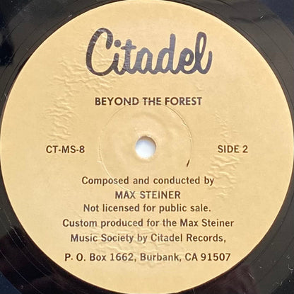Max Steiner : Beyond The Forest (The Classic Film Score) (LP, Album, Pal)