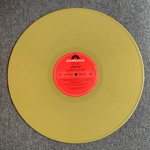 Level 42 : Standing In The Light (LP, Album, Ltd, RE, Gol)