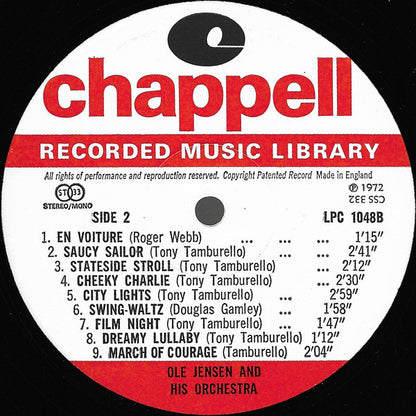 Ole Jensen And His Orchestra : Chappell Recorded Music (LP)