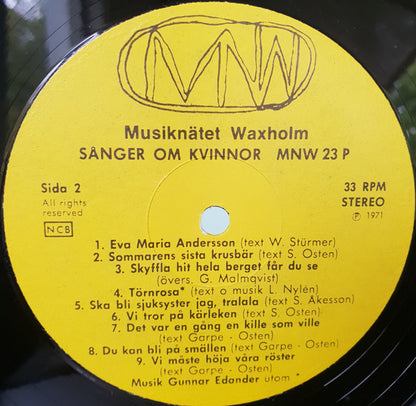 Sånger Om Kvinnor : Sånger Om Kvinnor (LP, Yel)