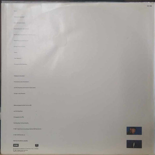 Pet Shop Boys : Always On My Mind (12", Pic)