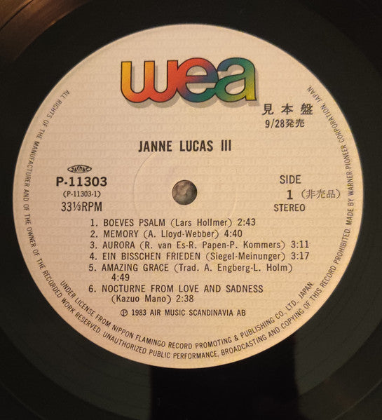 Janne Lucas : III (LP, Album)