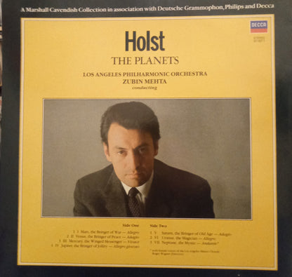 Gustav Holst, Los Angeles Philharmonic Orchestra, Zubin Mehta : The Planets (LP, RE)